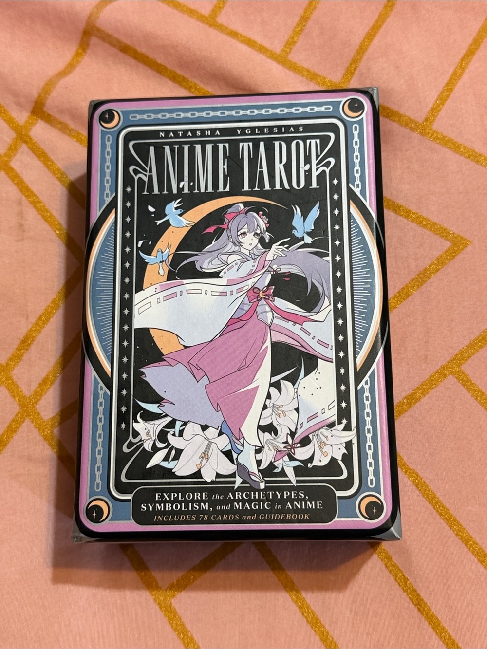 Anime Tarot Deck - Pink, Black & White Box